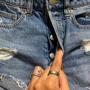 Jean high waisted shorts 🌟